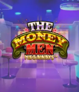 Dive into the exciting world of The Money Men Megaways slot by Pragmatic Play, showcasing a vibrant logo with shining stars on a luxurious casino backdrop. This graphic captures the excitement and glamour of casino gaming with its eye-catching ambiance and design. Great for slot game lovers seeking Vegas-style excitement. 