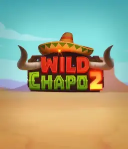 Step into the lively Mexican desert with Wild Chapo 2 slot by Relax Gaming, showcasing a whimsical bull wearing a sombrero against a serene desert backdrop. This image captures the excitement and culture of the game, great for fans of animated adventure slots, offering a captivating adventure.